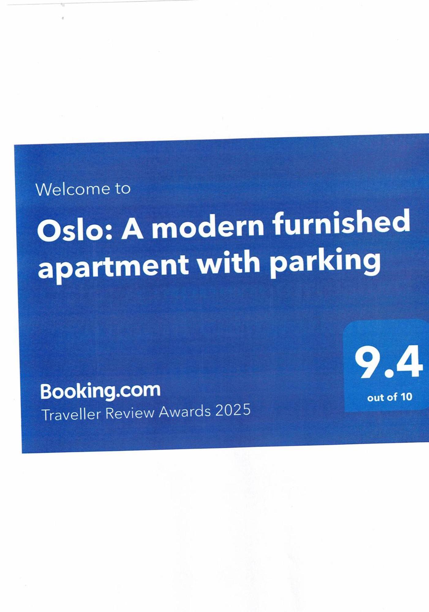 Oslo: A Modern Furnished Apartment With Parking Софія Екстер'єр фото